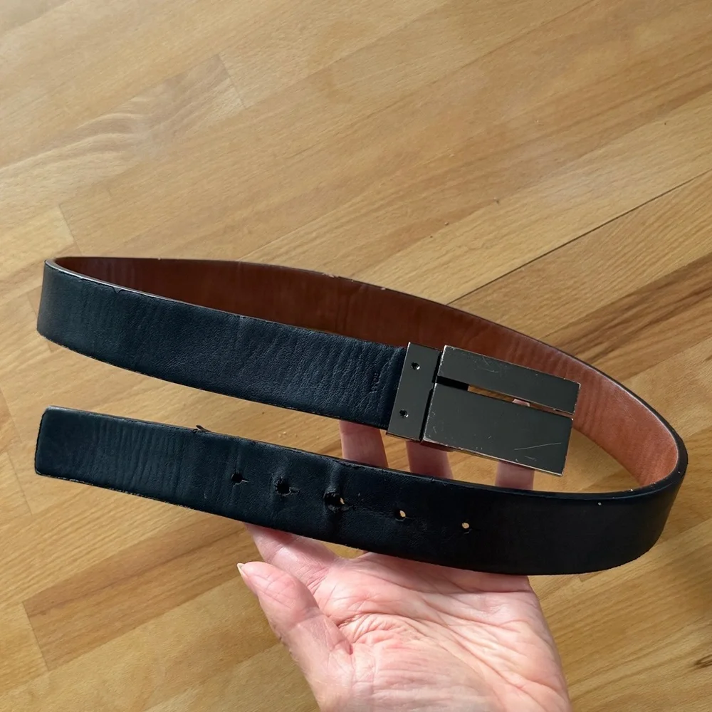 Men's Black & Brown Reversible Belt